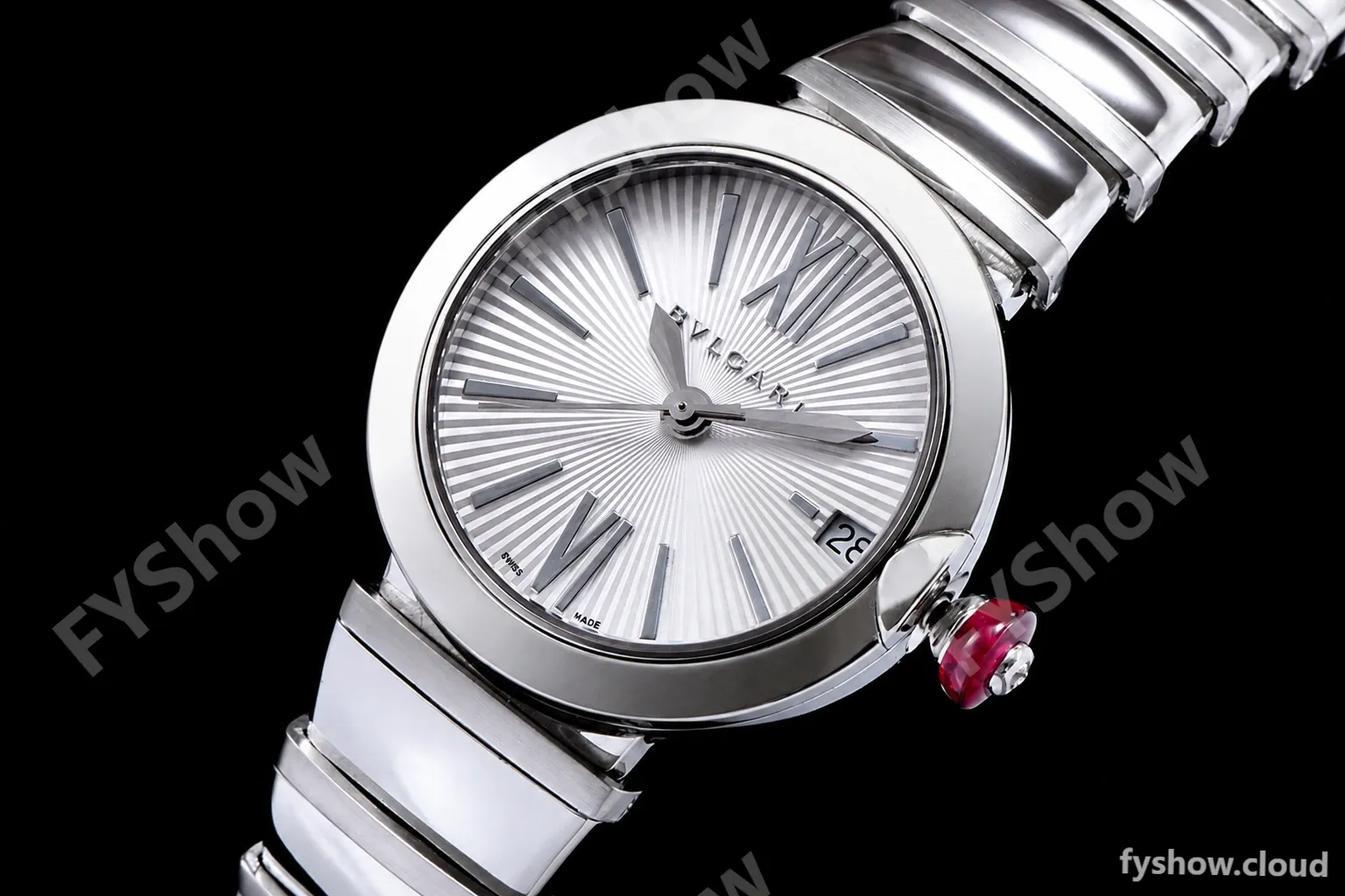 Bvlgari LVCEA Series SS/SS Wht BVF Automatic/Quartz 102195 LU28C6SSD - Image 6