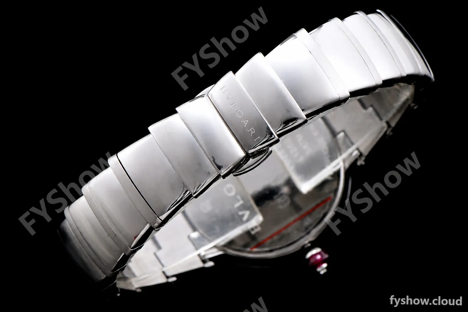 Bvlgari LVCEA Series SS/SS Red BVF Automatic/Quartz 102199 LU33WSSD/11 - Image 7