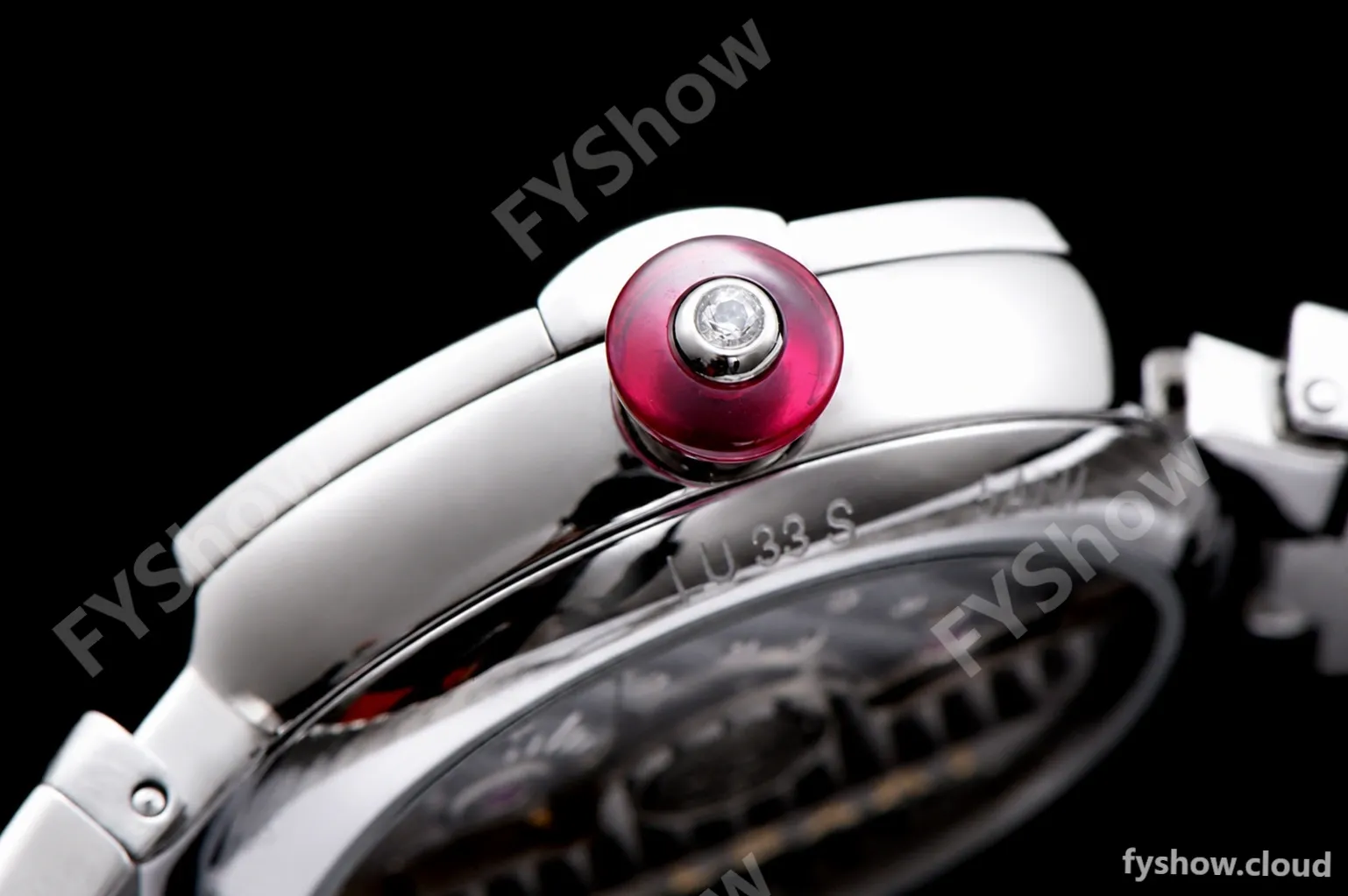 Bvlgari LVCEA Series SS/SS Red BVF Automatic/Quartz 102199 LU33WSSD/11 - Image 9