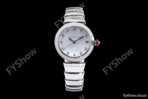 Bvlgari LVCEA Series Diams SS/SS Wht BVF Automatic/Quartz 102195 LU28C6SSD
