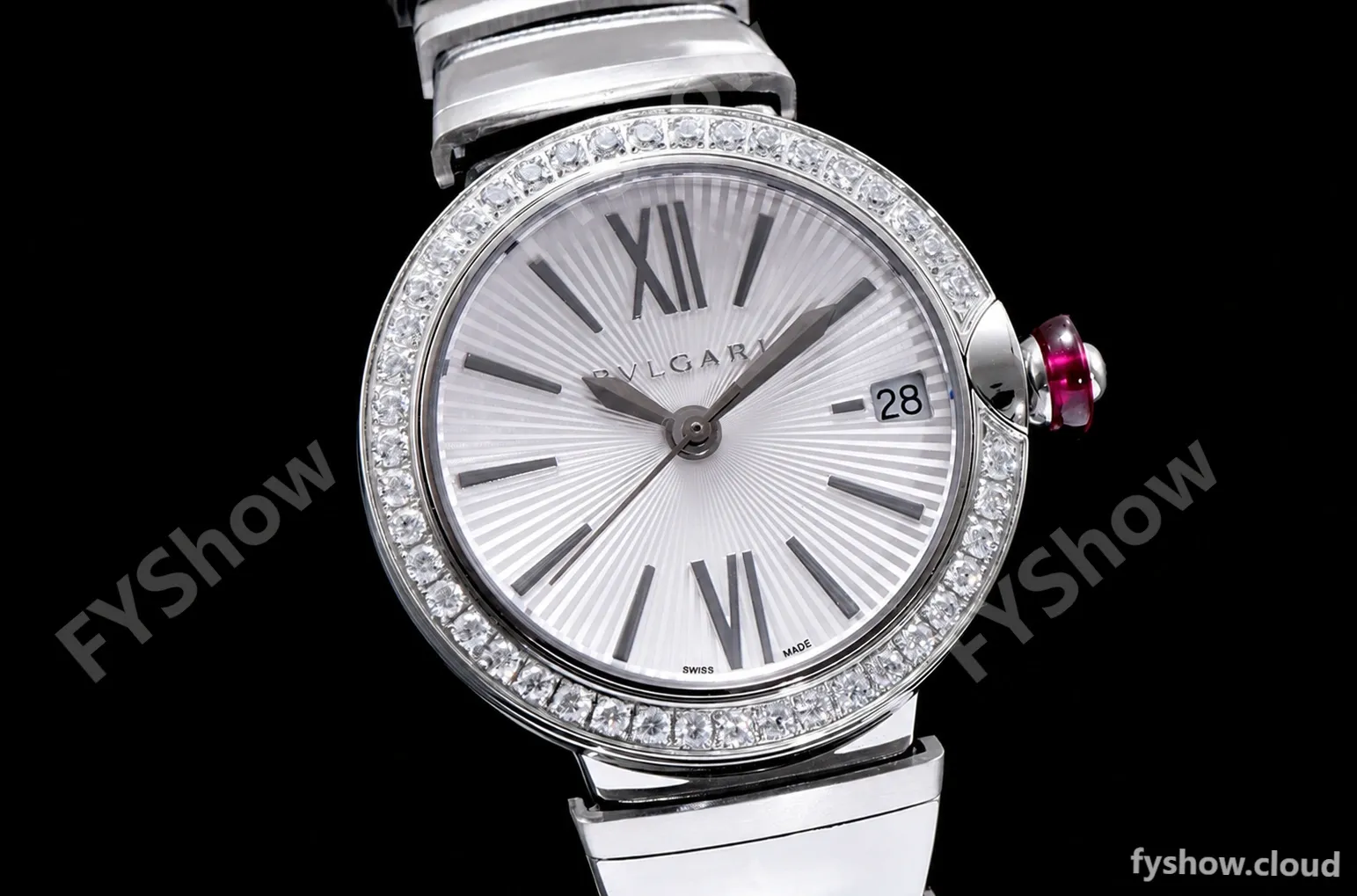 Bvlgari LVCEA Series Diams SS/SS Wht BVF Automatic/Quartz 102195 LU28C6SSD - Image 3