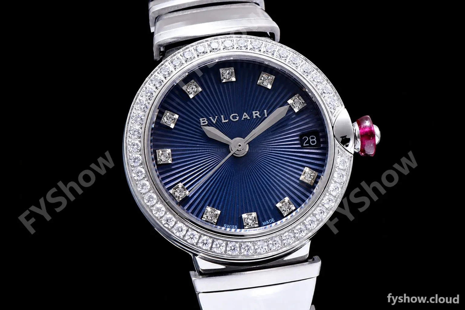 Bvlgari LVCEA Series Diams SS/SS Blu BVF Automatic/Quartz 102195 LU28C6SSD - Image 3