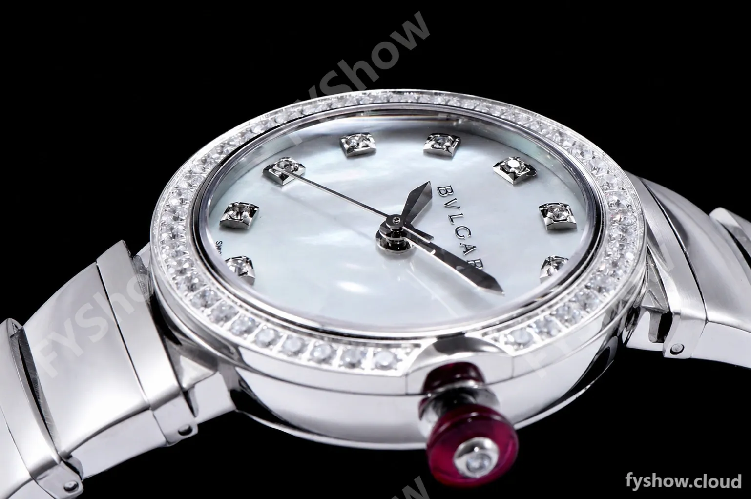 Bvlgari LVCEA Series Diams SS/SS Wht BVF Automatic/Quartz 102195 LU28C6SSD - Image 5