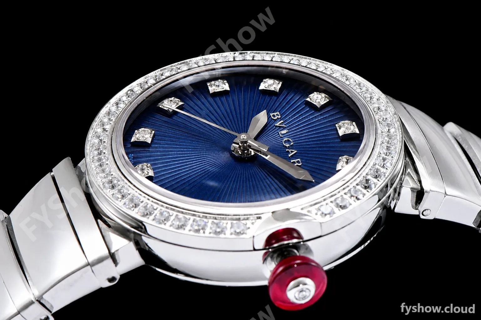 Bvlgari LVCEA Series Diams SS/SS Blu BVF Automatic/Quartz 102195 LU28C6SSD - Image 4