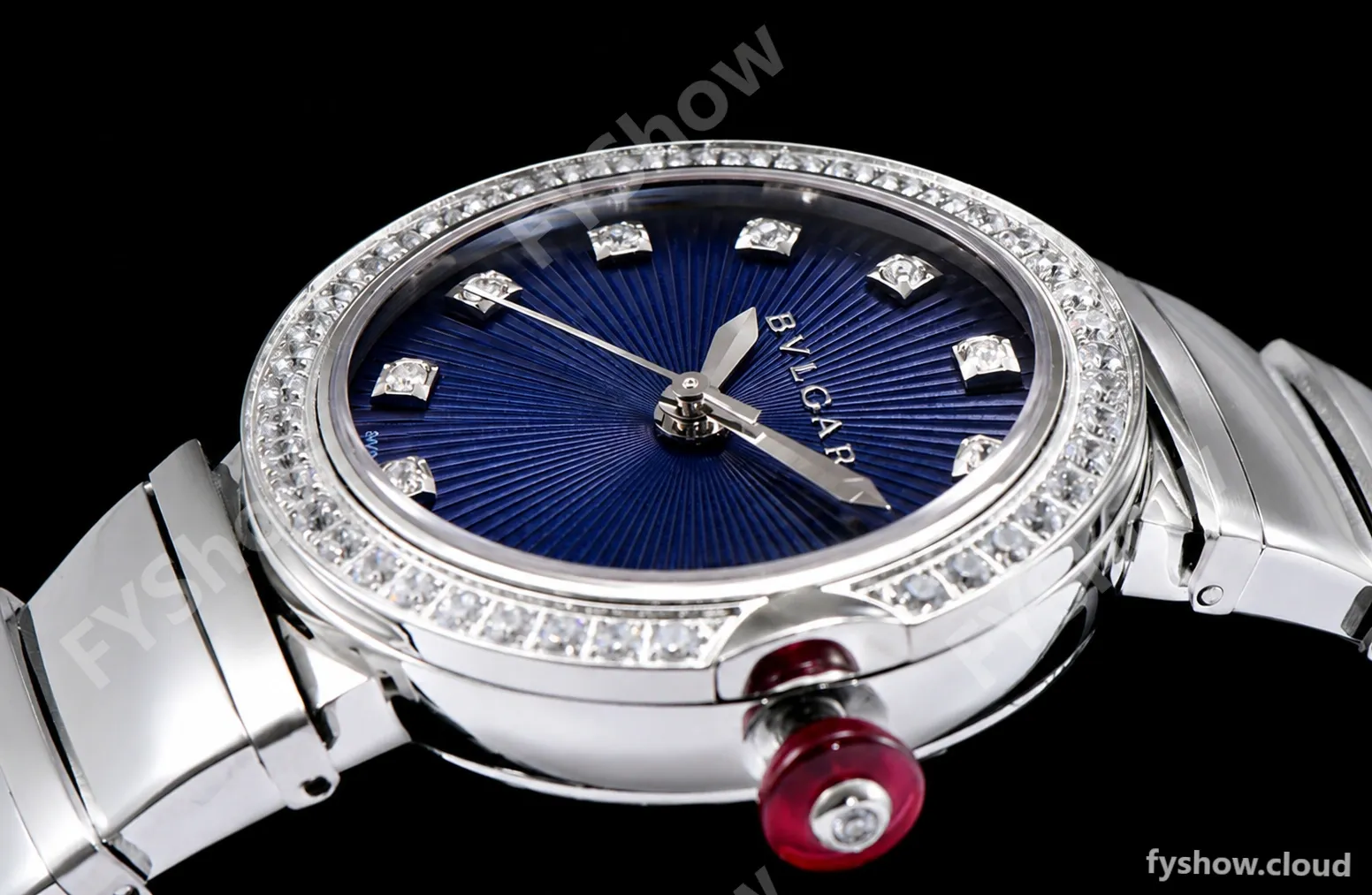 Bvlgari LVCEA Series Diams SS/SS Blk BVF Automatic/Quartz 102195 LU28C6SSD - Image 5