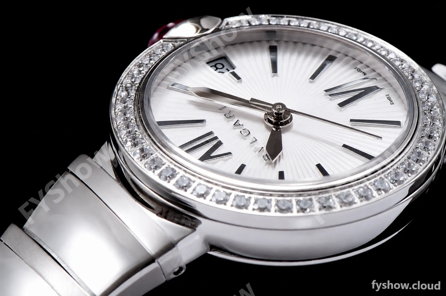 Bvlgari LVCEA Series Diams SS/SS Wht BVF Automatic/Quartz 102195 LU28C6SSD - Image 5