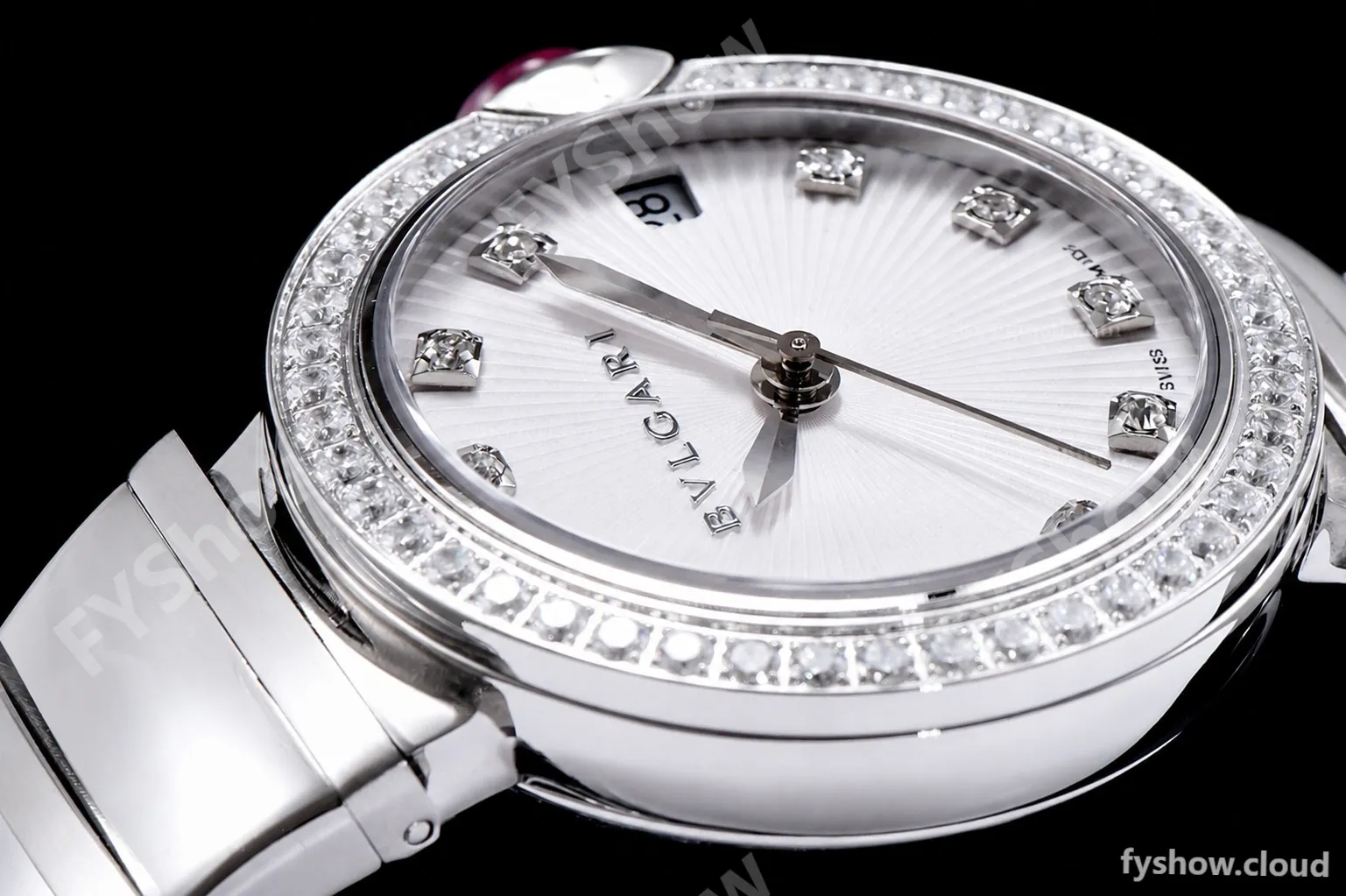 Bvlgari LVCEA Series Diams SS/SS Wht BVF Automatic/Quartz 102195 LU28C6SSD - Image 4