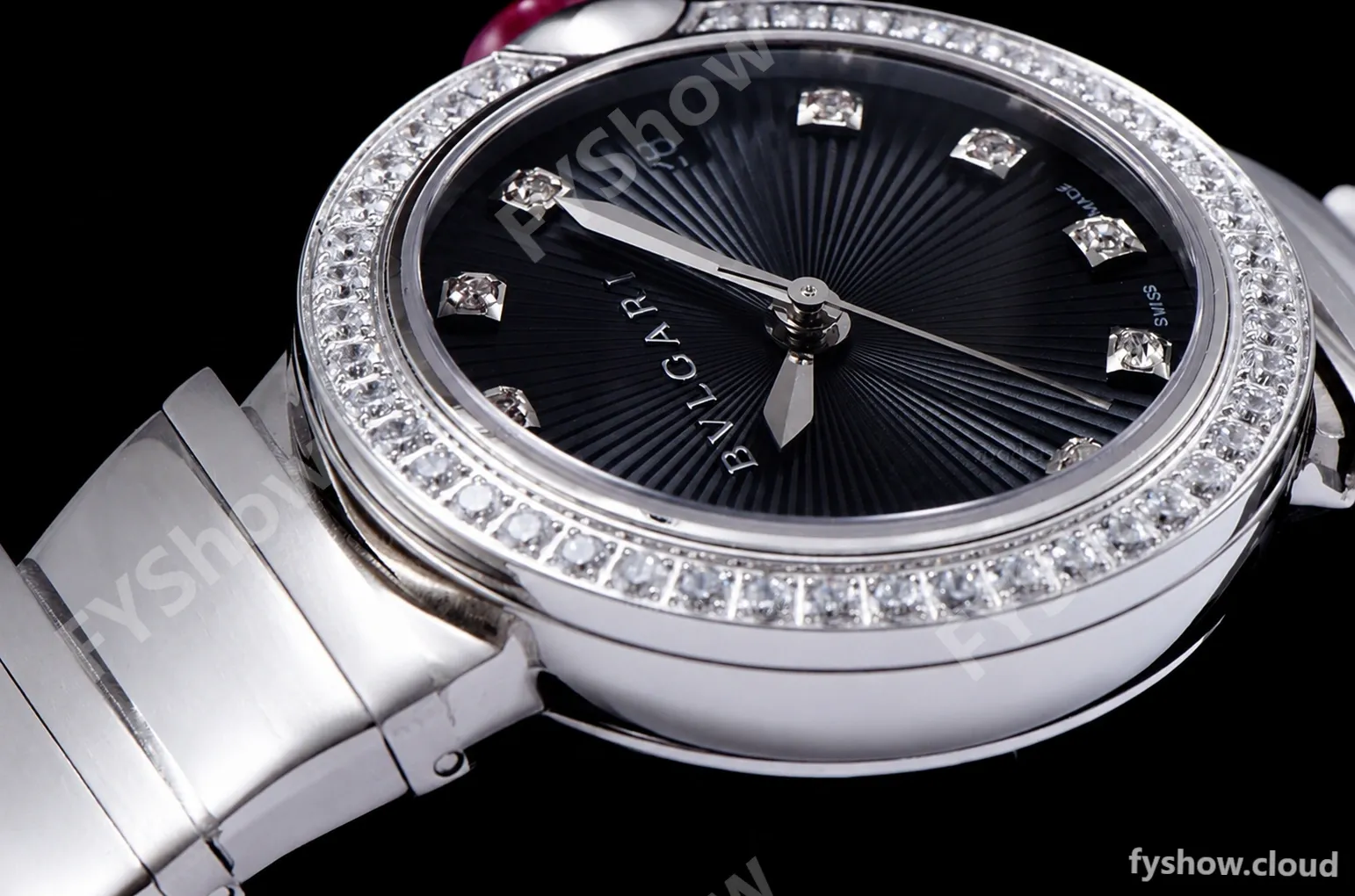 Bvlgari LVCEA Series Diams SS/SS Blk BVF Automatic/Quartz 102195 LU28C6SSD - Image 5