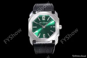 Bvlgari OCTO Series SS/LE Blk/Gre BVF Automatic 102429 BGO38C3SLD
