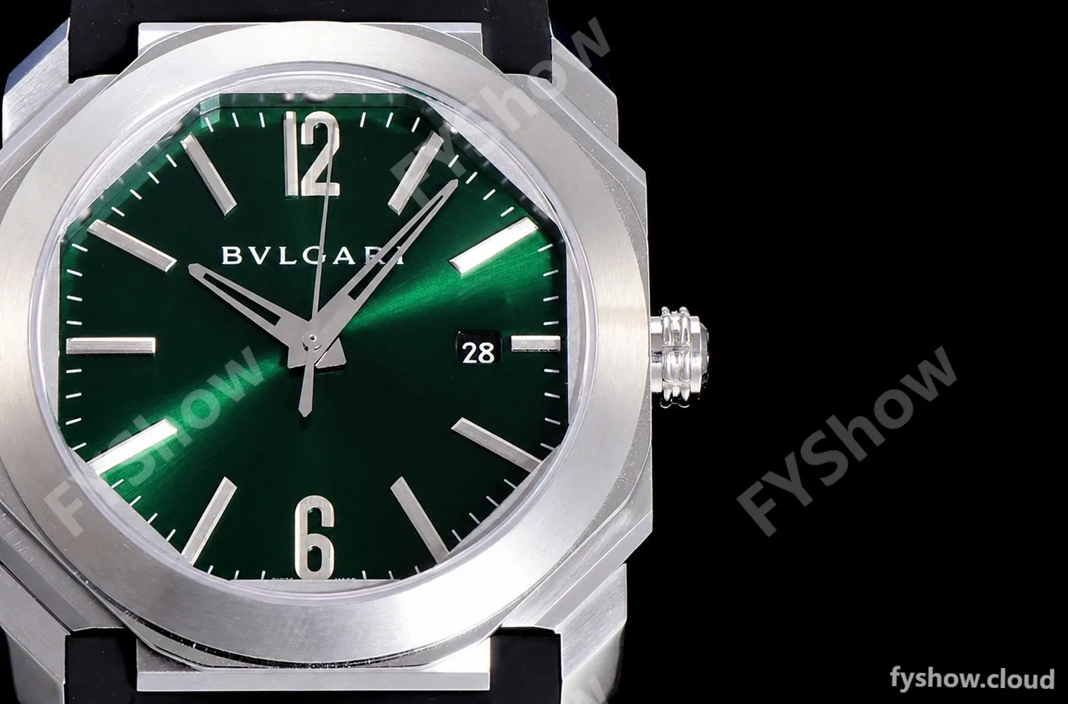 Bvlgari OCTO Series SS/RU Blk/Gre BVF Automatic 102429 BGO38C3SLD - Image 2