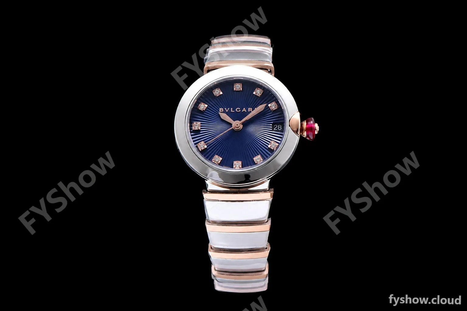 Bvlgari LVCEA Series RG/RG TT Blu BVF Automatic/Quartz 102198 LU33WSPGSPGD/11