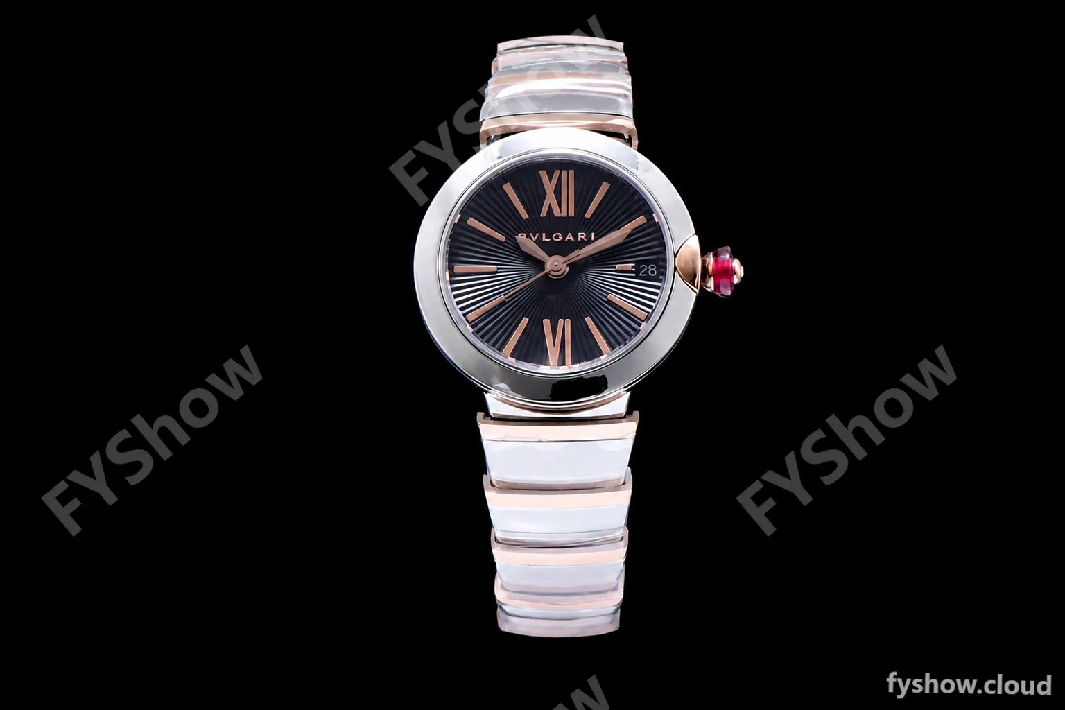 Bvlgari LVCEA Series RG/RG TT Blk BVF Automatic/Quartz 102197 LU33C6SSPGD - Image 2