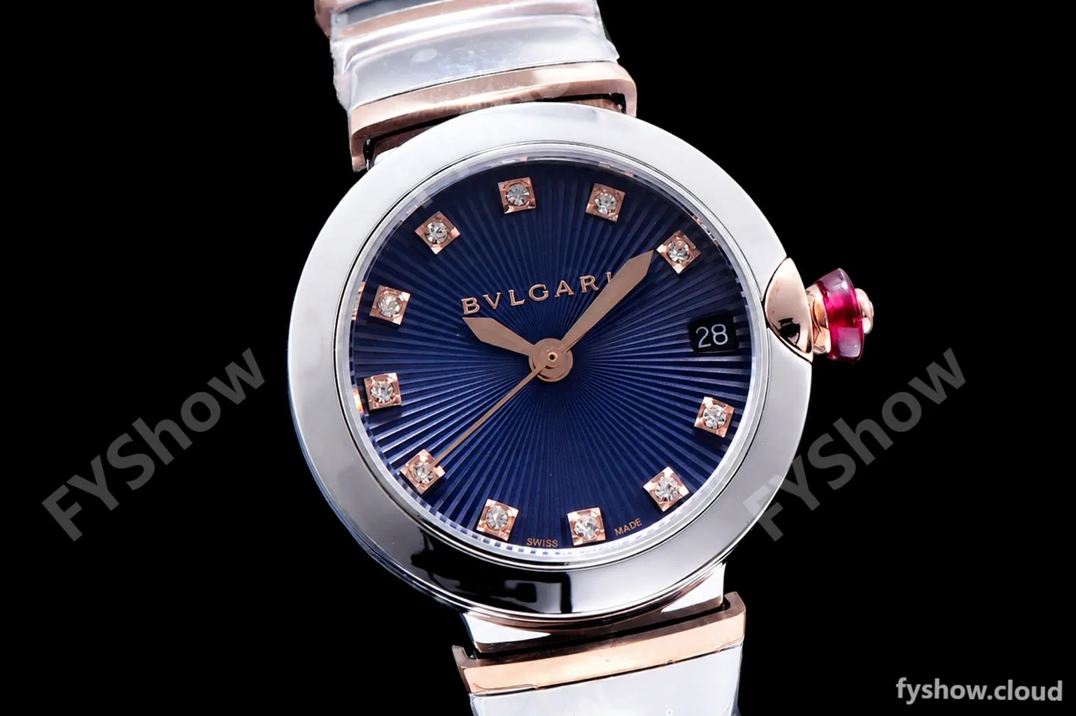 Bvlgari LVCEA Series RG/RG TT Blu BVF Automatic/Quartz 102198 LU33WSPGSPGD/11 - Image 2