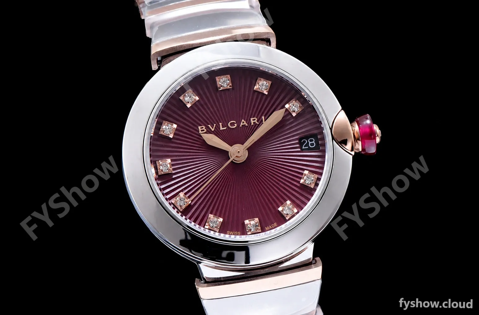 Bvlgari LVCEA Series RG/RG TT Red BVF Automatic/Quartz 102198 LU33WSPGSPGD/11 - Image 3