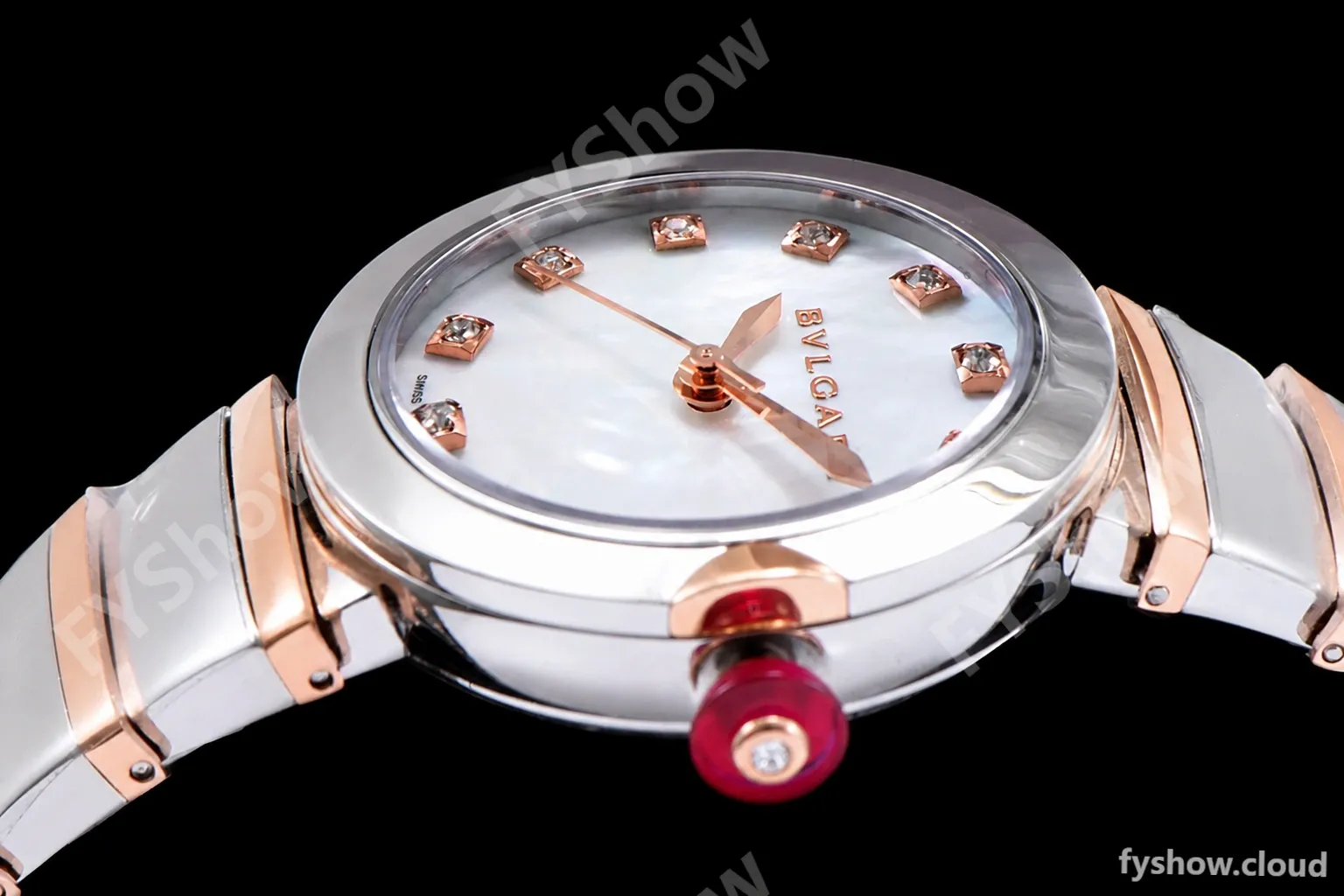 Bvlgari LVCEA Series RG/RG TT Wht BVF Automatic/Quartz 102198 LU33WSPGSPGD/11 - Image 3