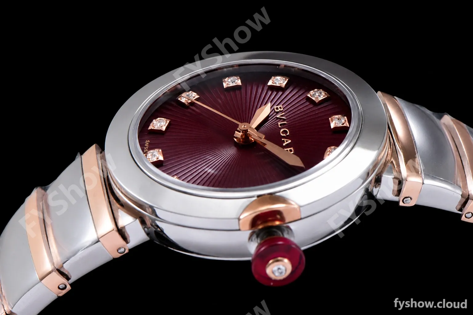 Bvlgari LVCEA Series RG/RG TT Red BVF Automatic/Quartz 102198 LU33WSPGSPGD/11 - Image 4