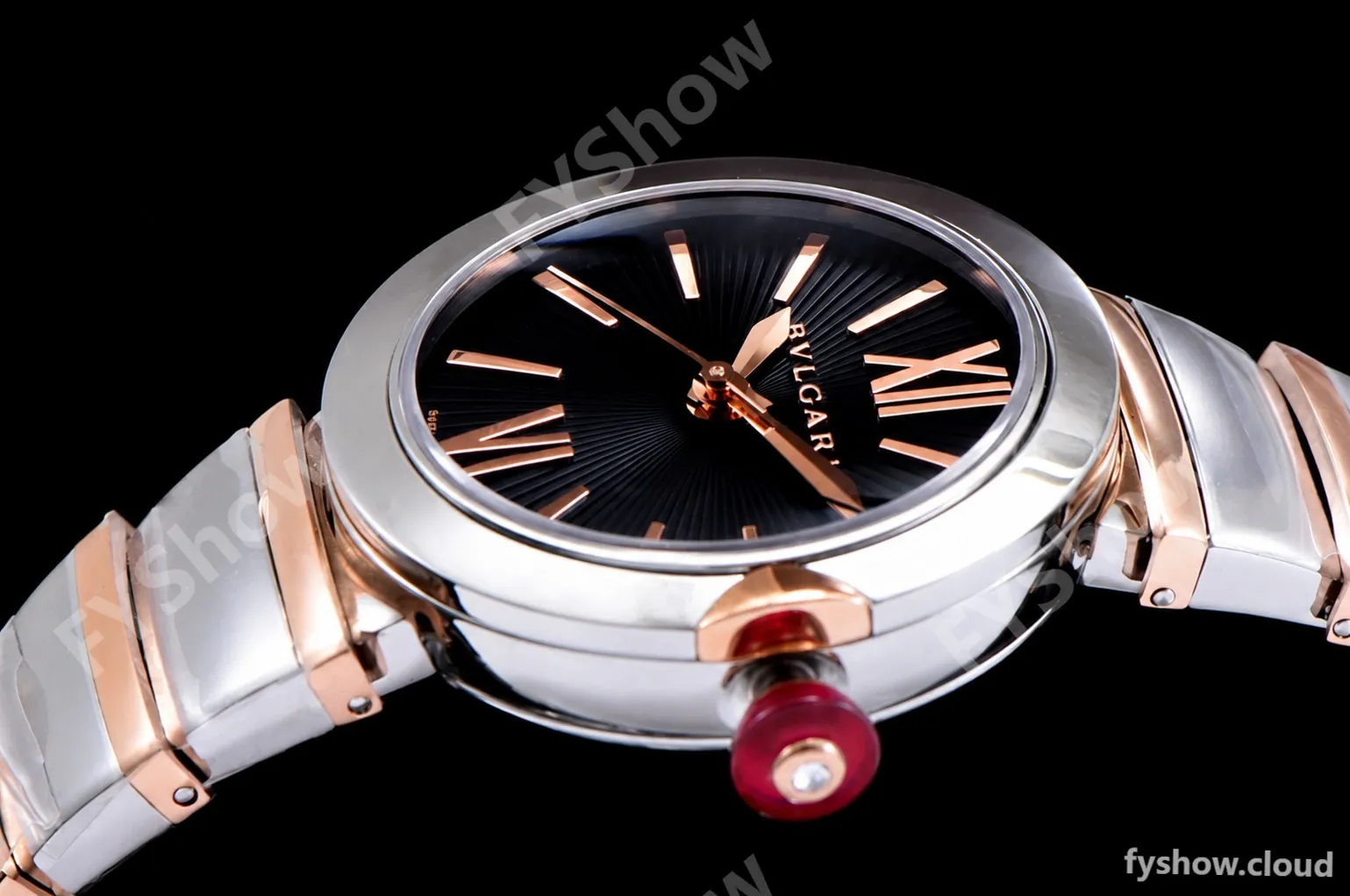 Bvlgari LVCEA Series RG/RG TT Blk BVF Automatic/Quartz 102197 LU33C6SSPGD - Image 4