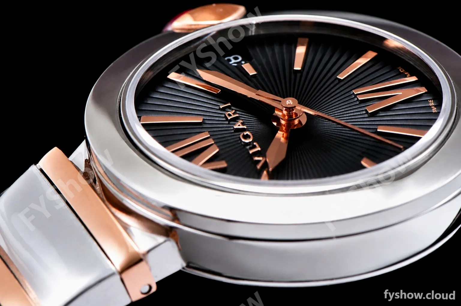 Bvlgari LVCEA Series RG/RG TT Blk BVF Automatic/Quartz 102197 LU33C6SSPGD - Image 5