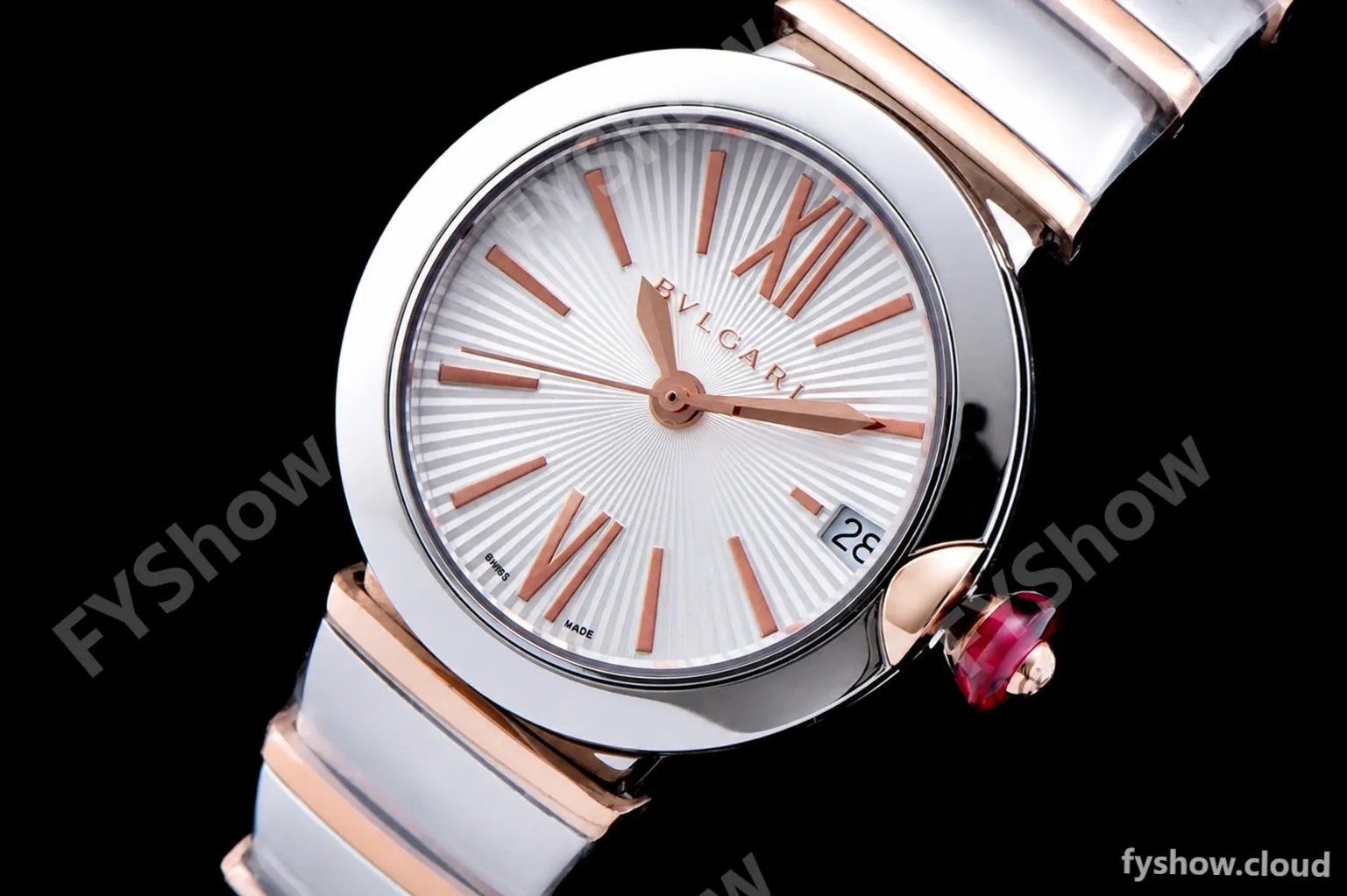 Bvlgari LVCEA Series RG/RG TT Wht BVF Automatic/Quartz 102197 LU33C6SSPGD - Image 5