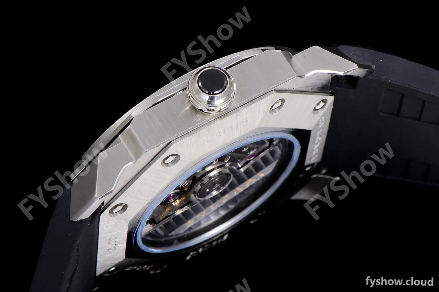 Bvlgari OCTO Series SS/RU Blk/Gre BVF Automatic 102429 BGO38C3SLD - Image 9