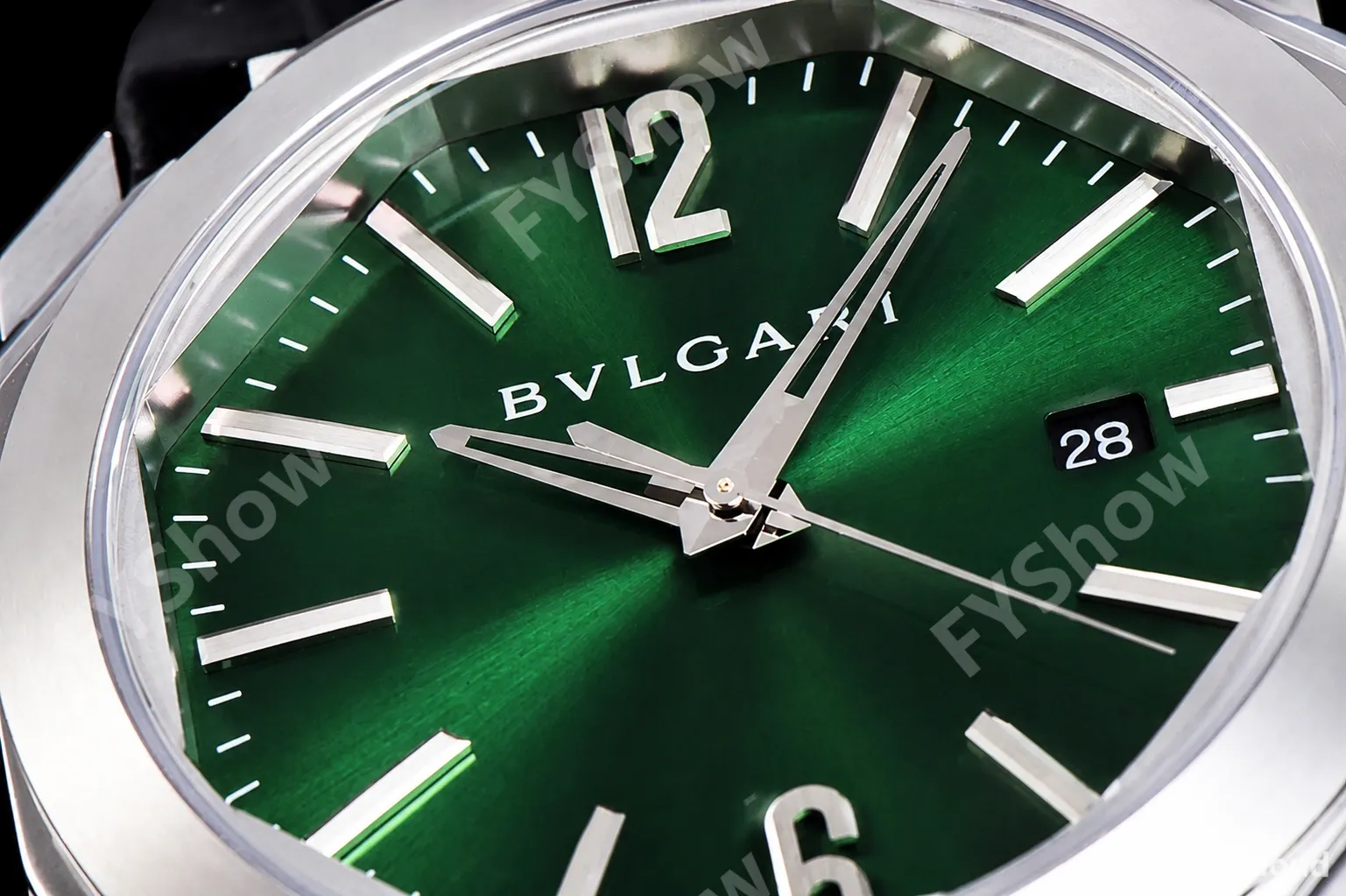 Bvlgari OCTO Series SS/RU Blk/Gre BVF Automatic 102429 BGO38C3SLD - Image 11