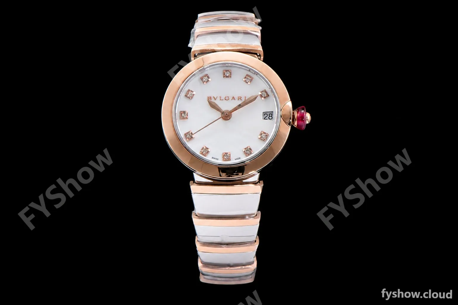 Bvlgari LVCEA Series RG/RG TT Wht BVF Automatic/Quartz 102197 LU33C6SSPGD - Image 6
