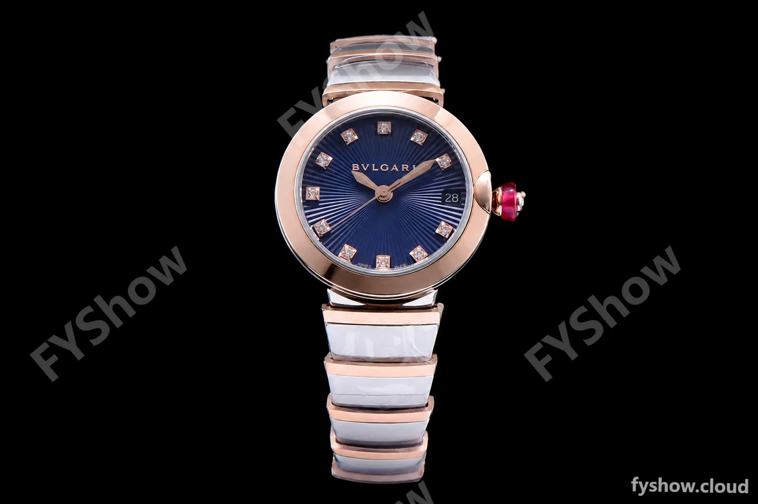 Bvlgari LVCEA Series RG/RG TT Blu BVF Automatic/Quartz 102197 LU33C6SSPGD - Image 6