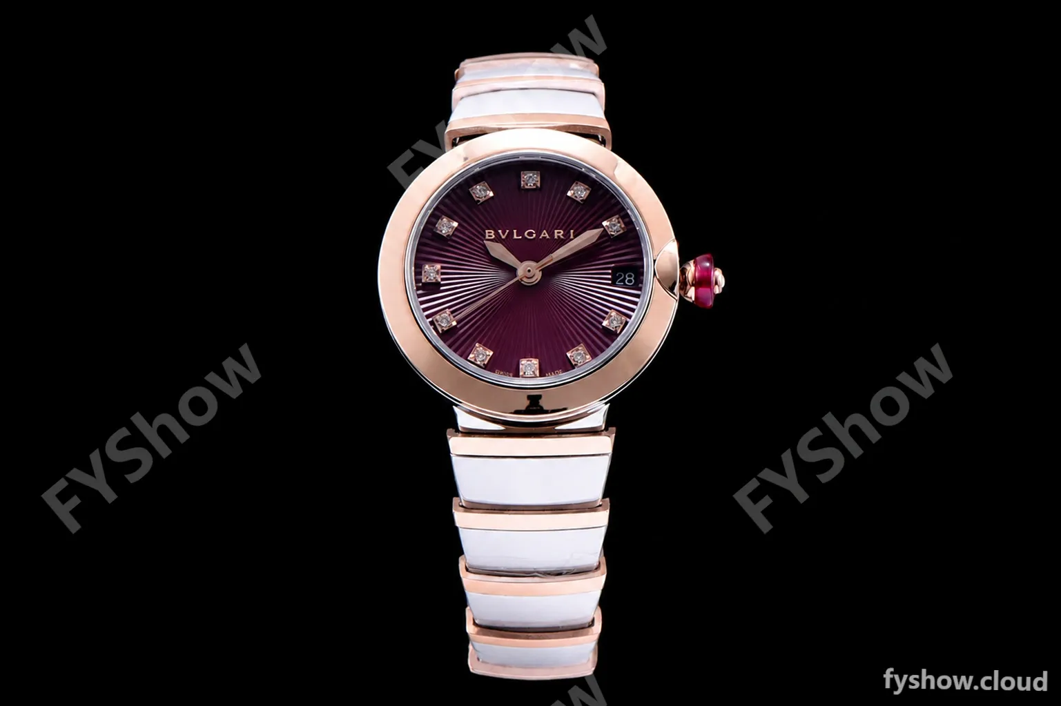 Bvlgari LVCEA Series RG/RG TT Red BVF Automatic/Quartz 102197 LU33C6SSPGD - Image 6