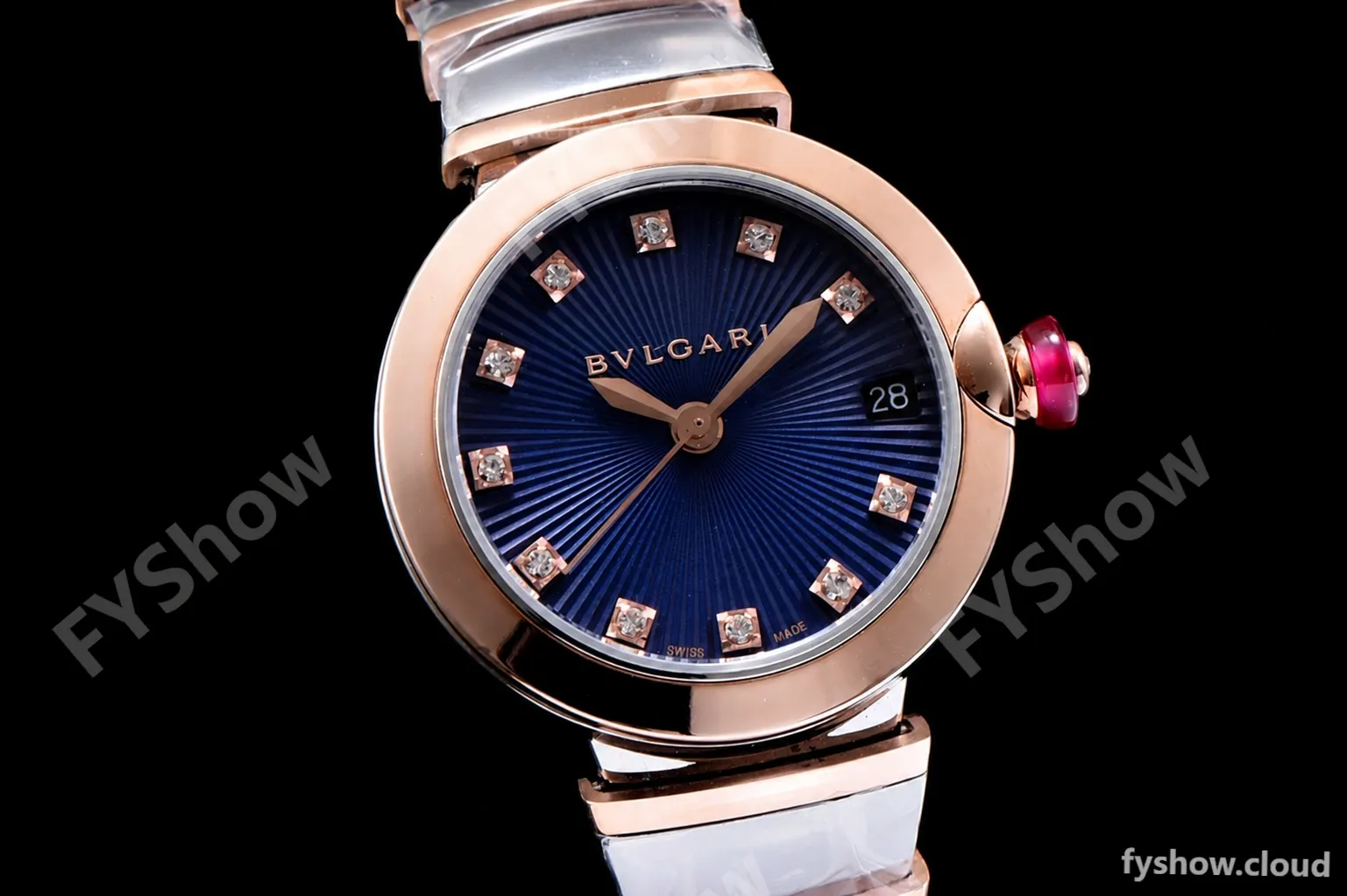 Bvlgari LVCEA Series RG/RG TT Blu BVF Automatic/Quartz 102197 LU33C6SSPGD - Image 7