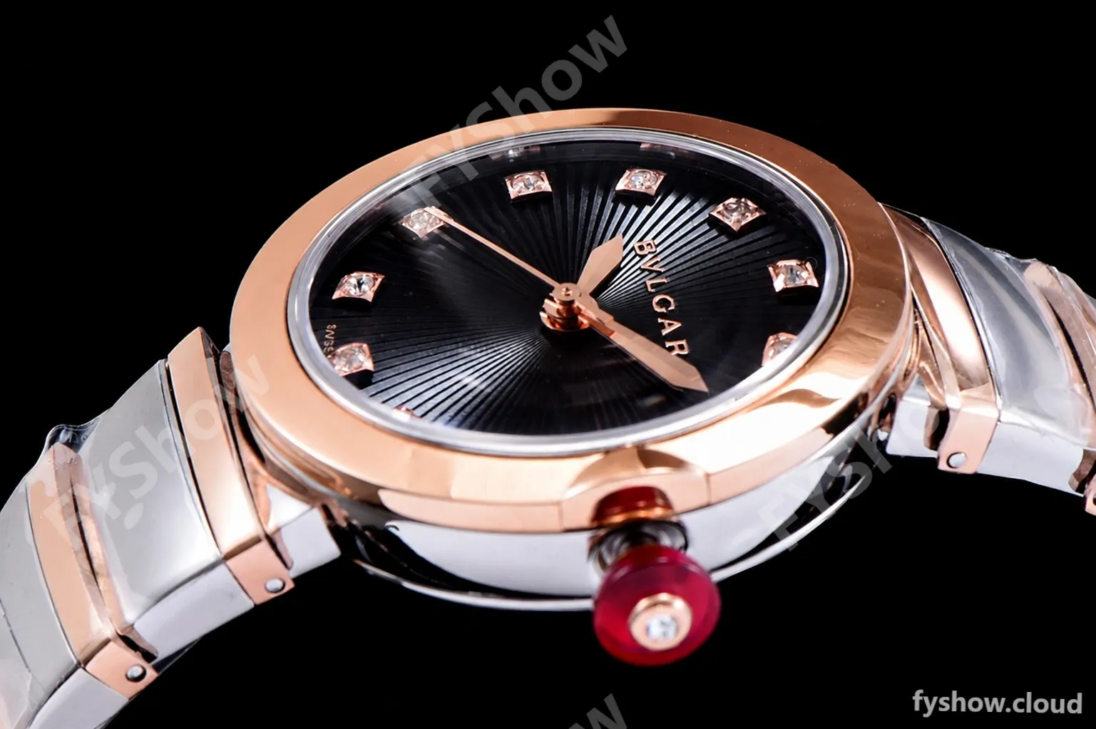 Bvlgari LVCEA Series RG/RG TT Blk BVF Automatic/Quartz 102197 LU33C6SSPGD - Image 4