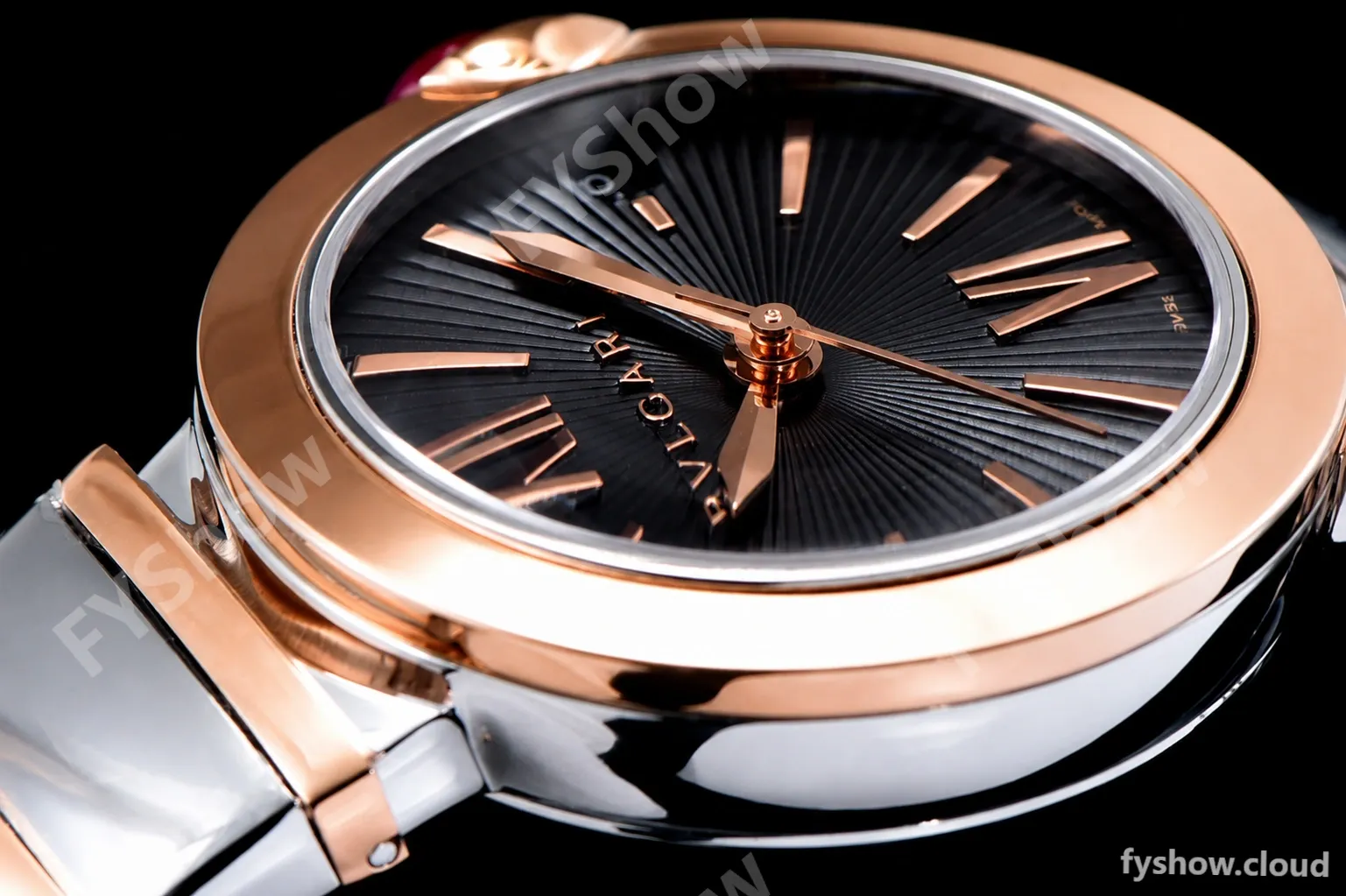 Bvlgari LVCEA Series RG/RG TT Blk BVF Automatic/Quartz 102197 LU33C6SSPGD - Image 7