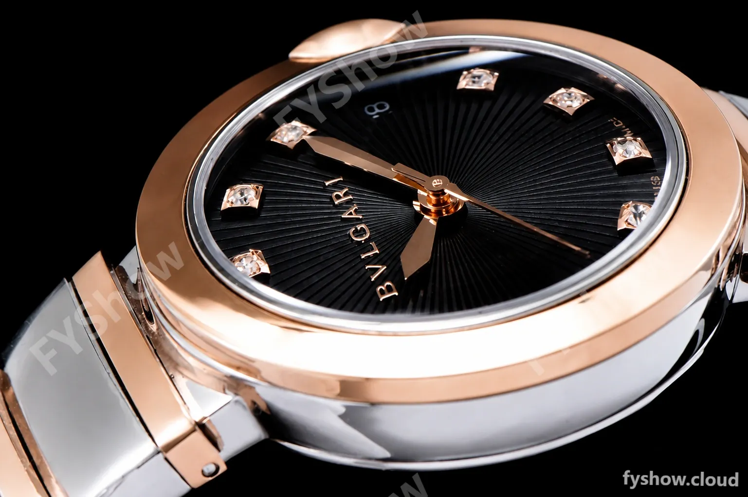 Bvlgari LVCEA Series RG/RG TT Blk BVF Automatic/Quartz 102197 LU33C6SSPGD - Image 6