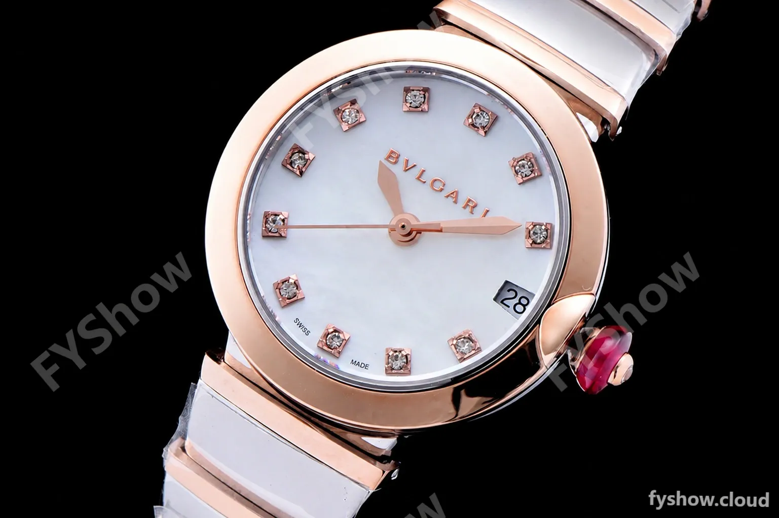 Bvlgari LVCEA Series RG/RG TT Wht BVF Automatic/Quartz 102197 LU33C6SSPGD - Image 10