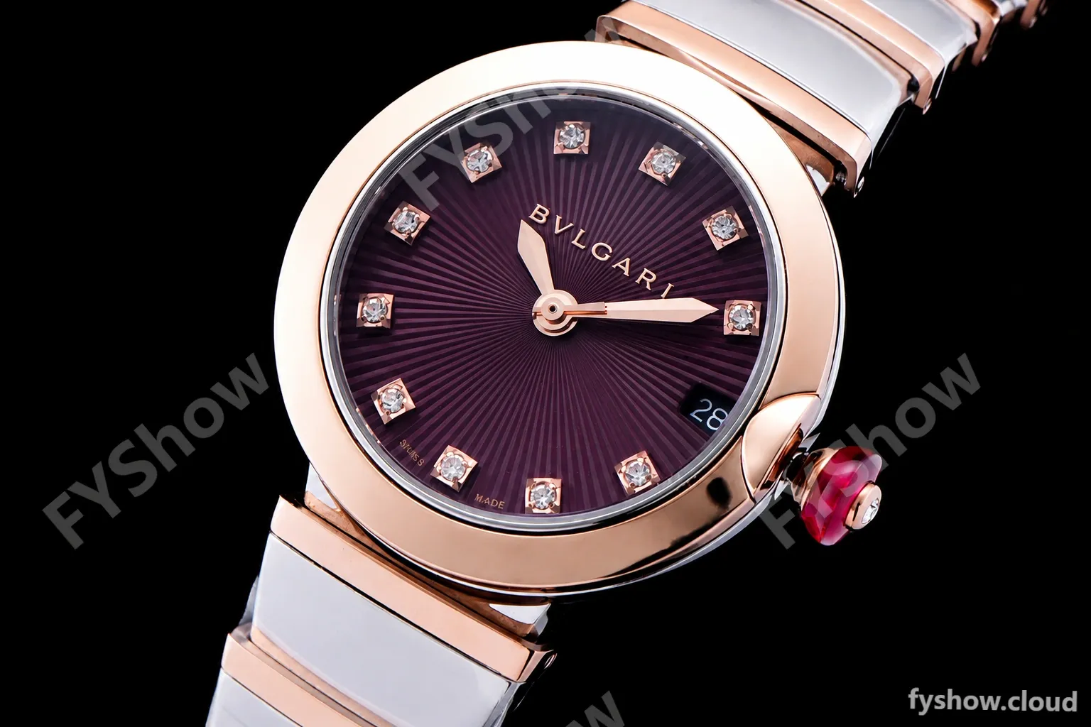 Bvlgari LVCEA Series RG/RG TT Red BVF Automatic/Quartz 102197 LU33C6SSPGD - Image 10