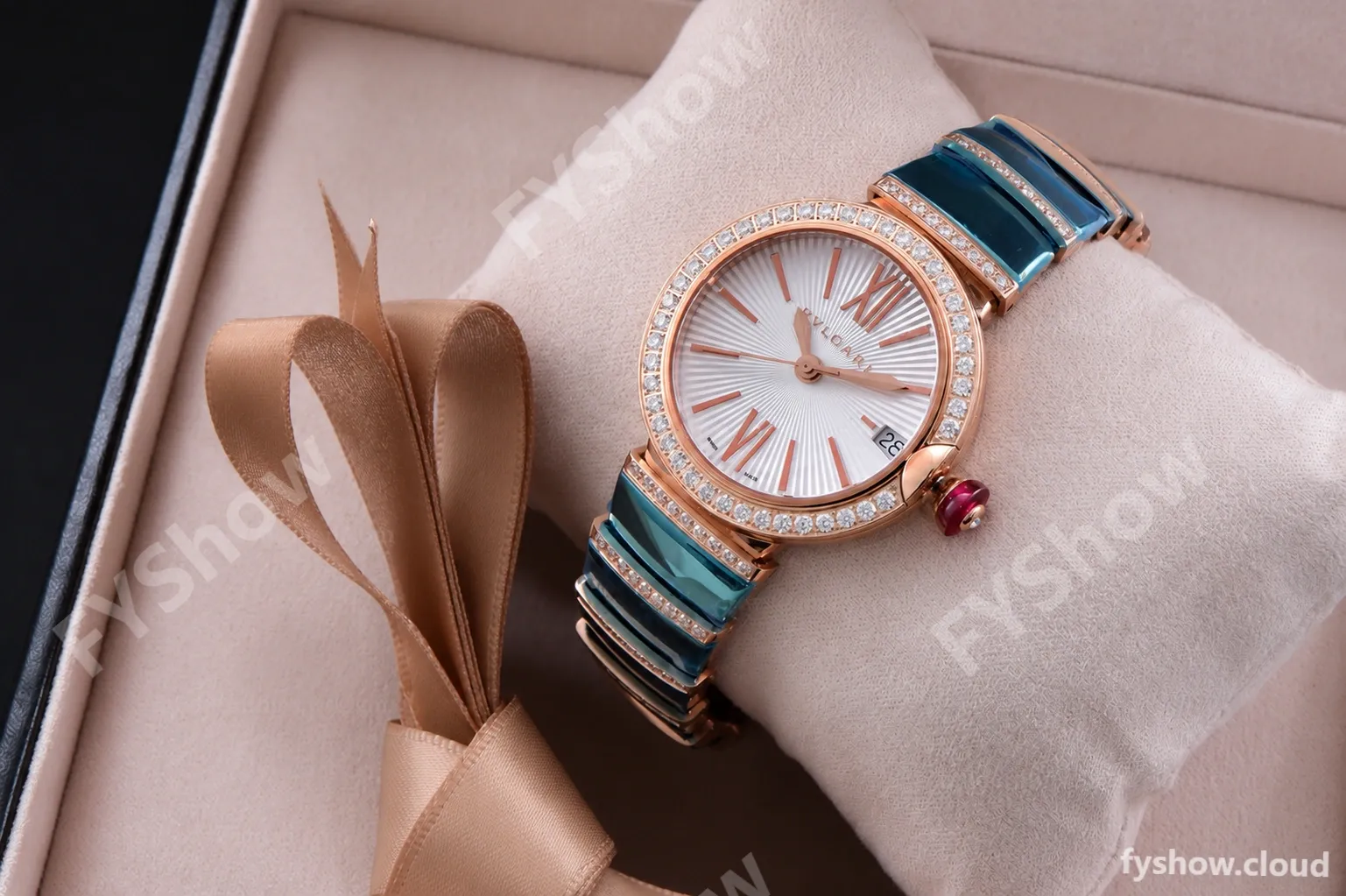 Bvlgari LVCEA Series Diams RG/RG Wht BVF Automatic/Quartz - Image 2