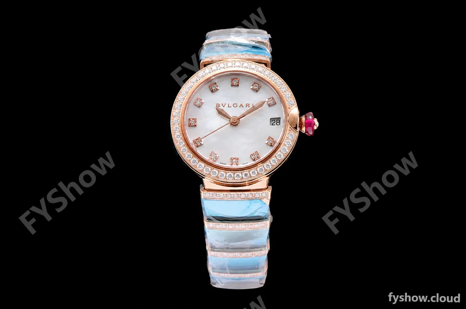 Bvlgari LVCEA Series Diams RG/RG Wht BVF Automatic/Quartz - Image 3
