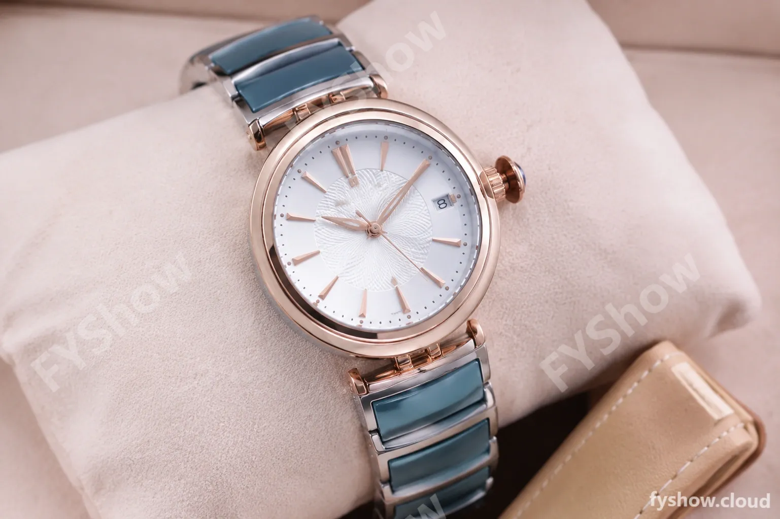 Bvlgari LVCEA Series Diamonds RG/RG TT Wht BVF Automatic/Quartz