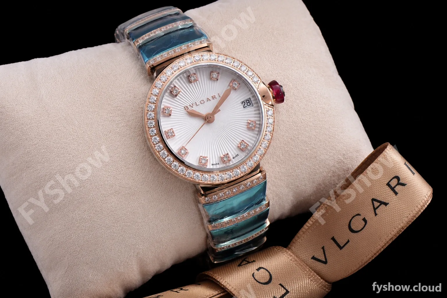 Bvlgari LVCEA Series Diamonds RG/RG TT Wht BVF Automatic/Quartz - Image 2