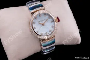 Bvlgari LVCEA Series Diamonds RG/RG TT Wht BVF Automatic/Quartz