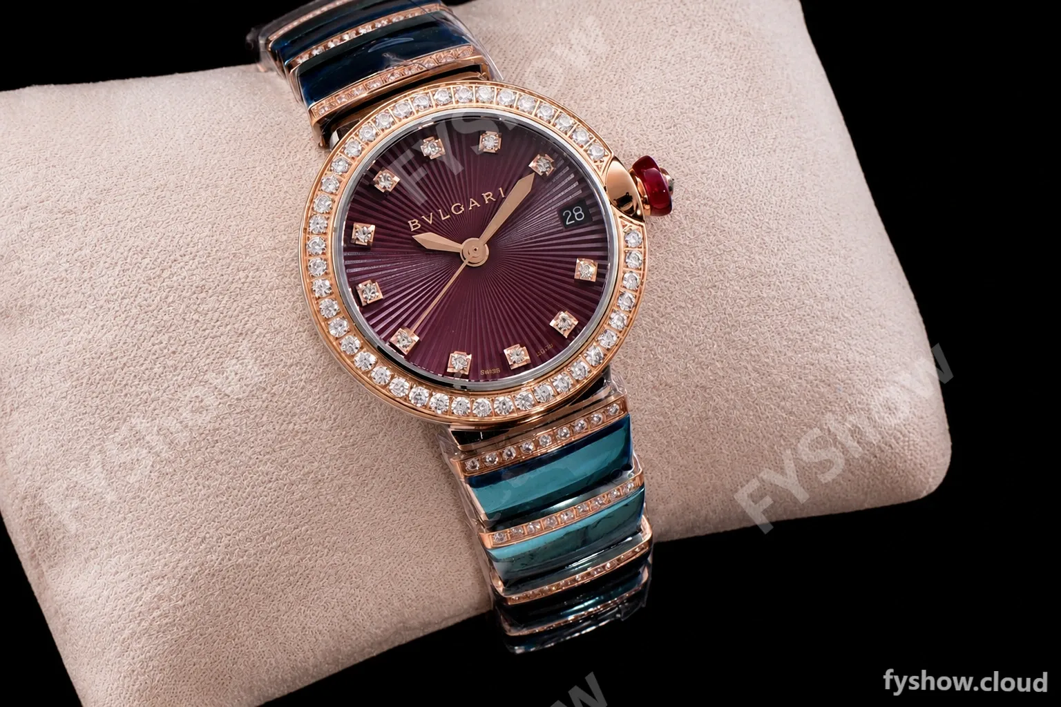 Bvlgari LVCEA Series Diamonds RG/RG TT Red BVF Automatic/Quartz - Image 2