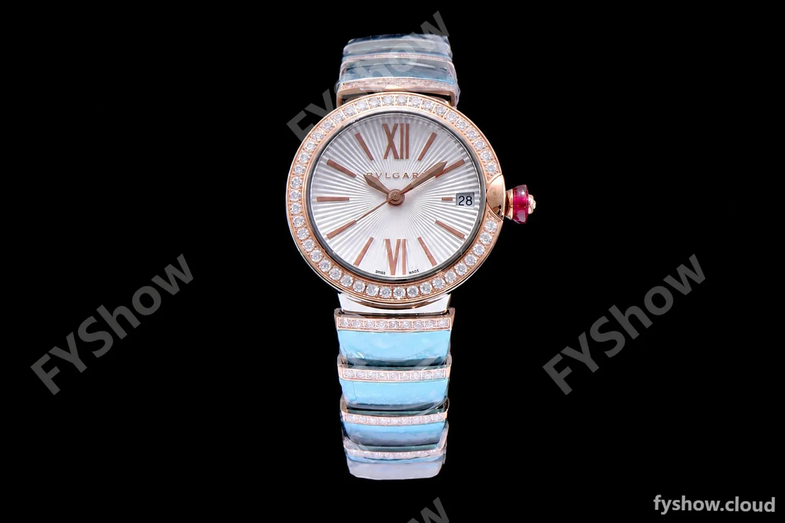 Bvlgari LVCEA Series Diamonds RG/RG TT Wht BVF Automatic/Quartz - Image 3