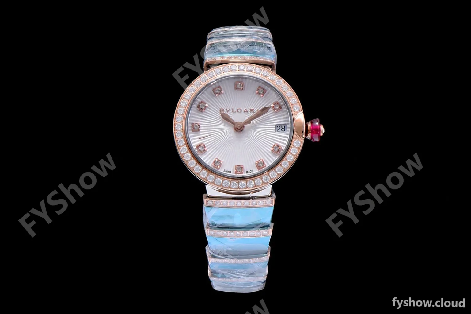 Bvlgari LVCEA Series Diamonds RG/RG TT Wht BVF Automatic/Quartz - Image 3