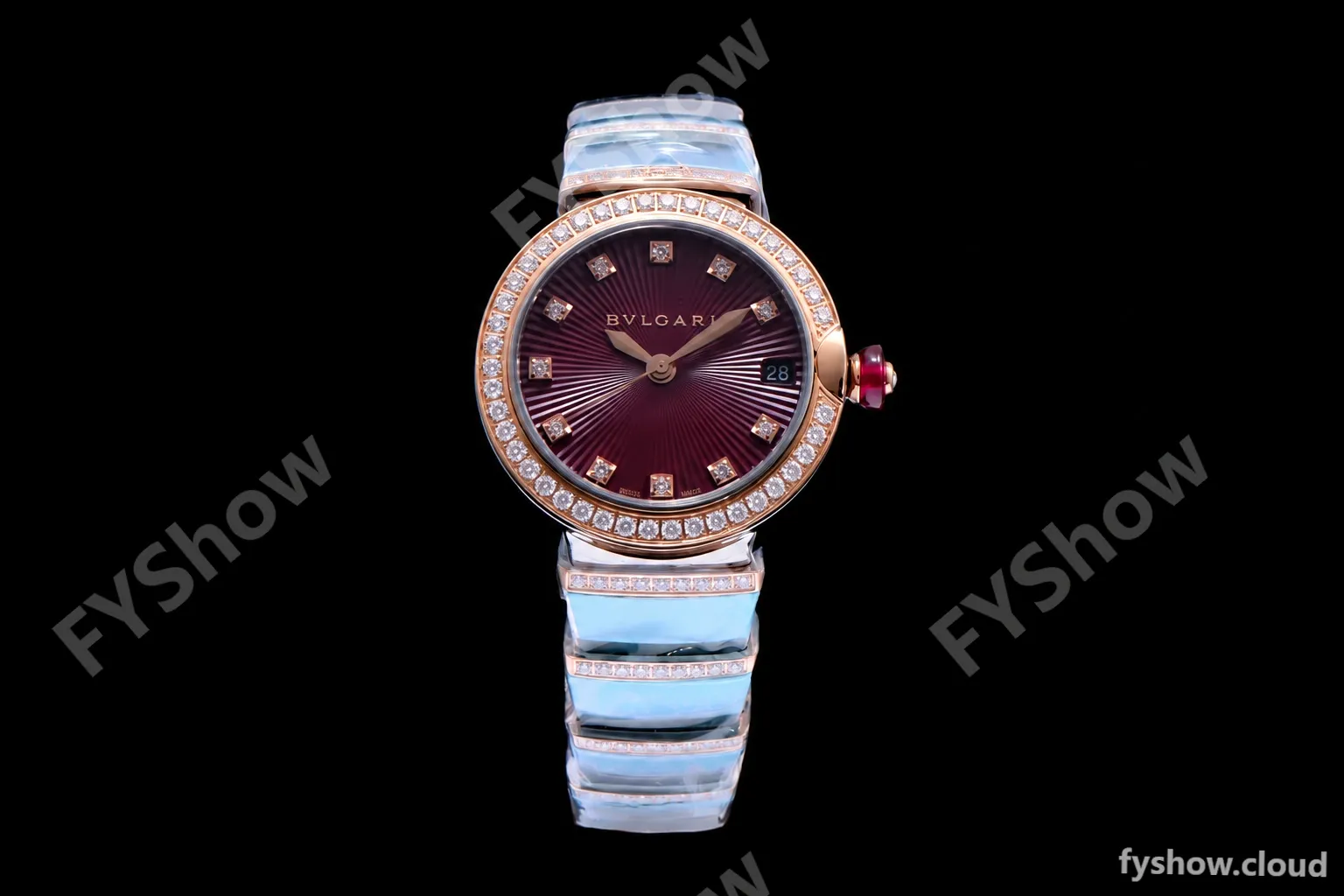 Bvlgari LVCEA Series Diamonds RG/RG TT Red BVF Automatic/Quartz - Image 3