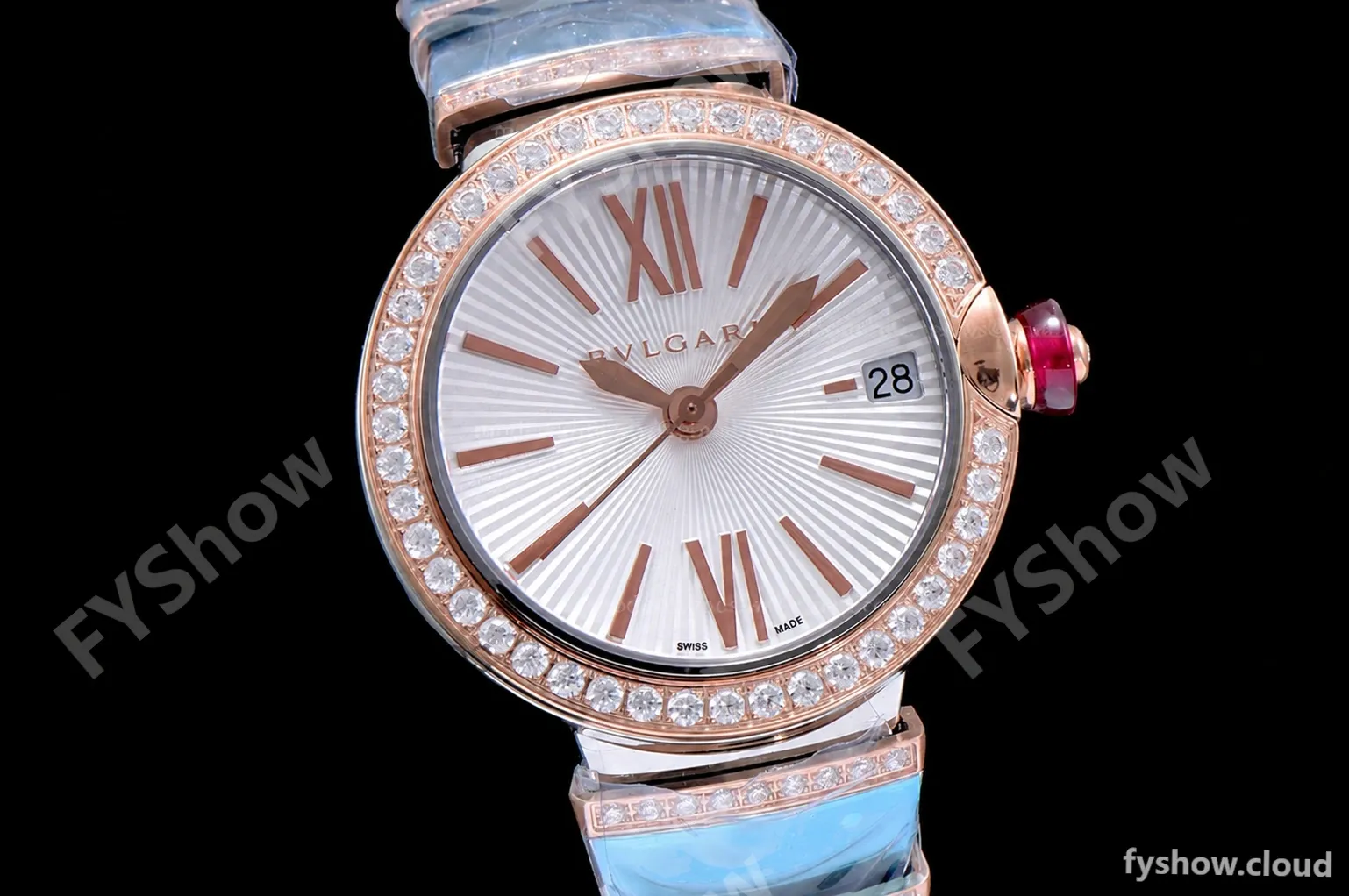 Bvlgari LVCEA Series Diamonds RG/RG TT Wht BVF Automatic/Quartz - Image 4