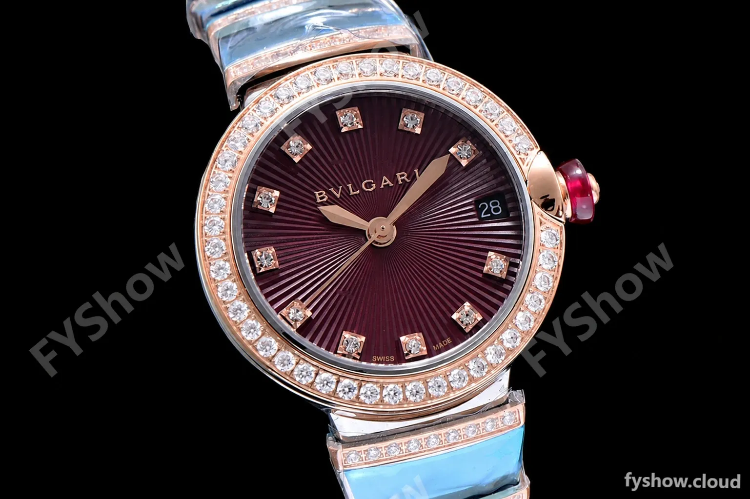 Bvlgari LVCEA Series Diamonds RG/RG TT Red BVF Automatic/Quartz - Image 4