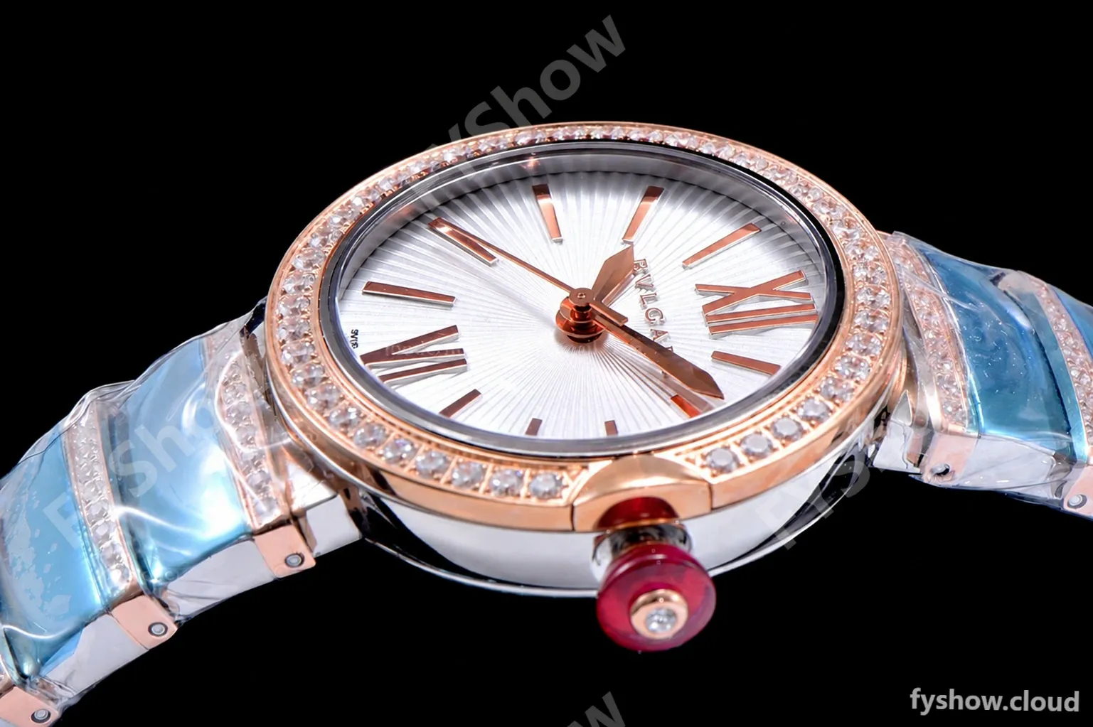 Bvlgari LVCEA Series Diamonds RG/RG TT Wht BVF Automatic/Quartz - Image 5