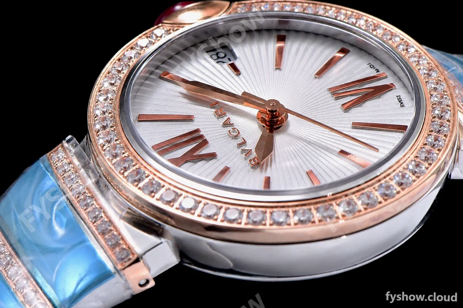 Bvlgari LVCEA Series Diamonds RG/RG TT Wht BVF Automatic/Quartz - Image 6