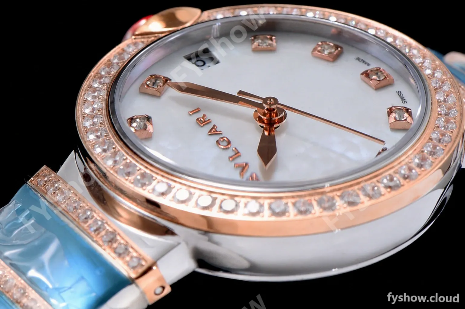 Bvlgari LVCEA Series Diamonds RG/RG TT Wht BVF Automatic/Quartz - Image 6