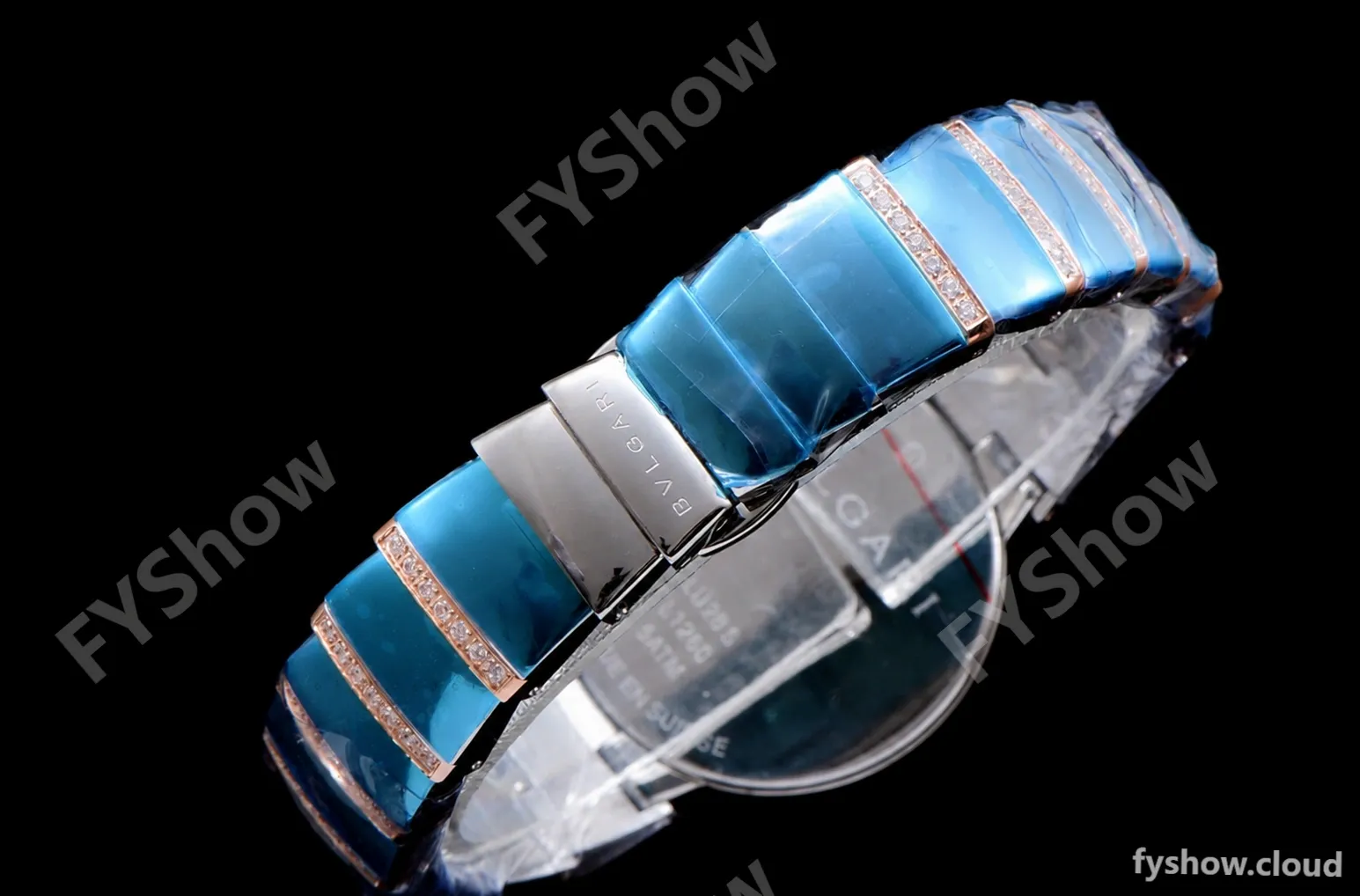 Bvlgari LVCEA Series Diamonds RG/RG TT Blu BVF Automatic/Quartz - Image 6