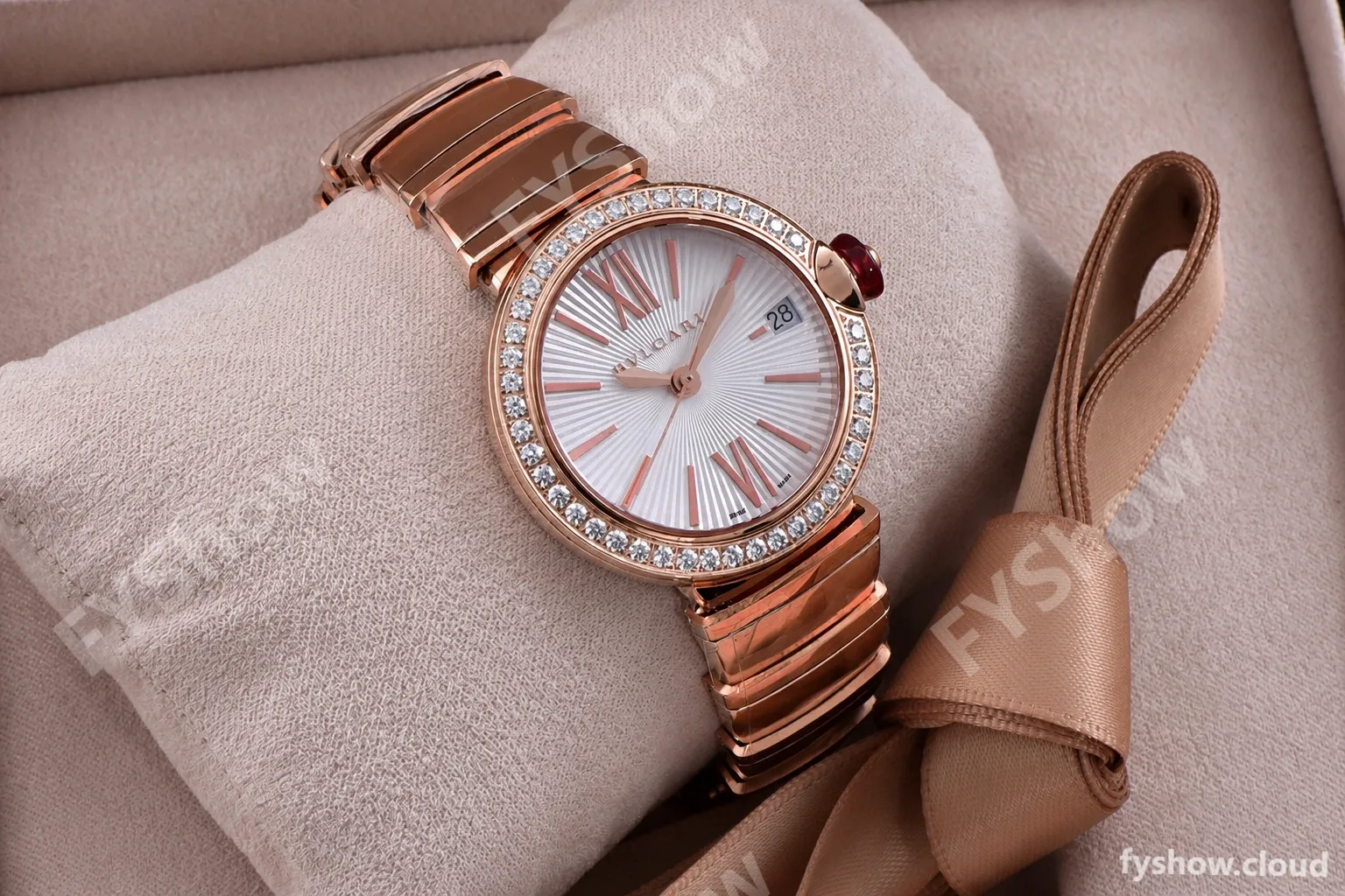 Bvlgari LVCEA Series Diams RG/RG Wht BVF Automatic/Quartz - Image 2
